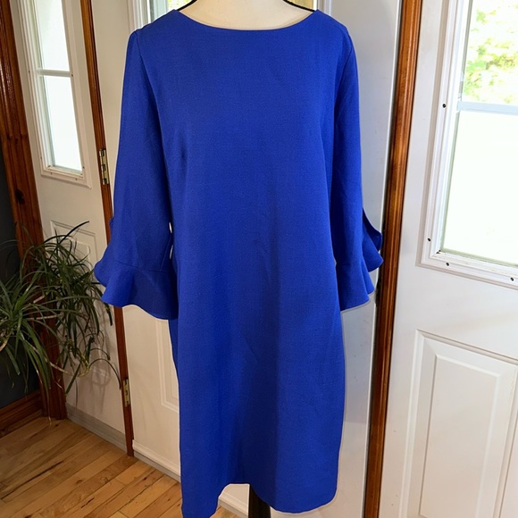 Karl Lagerfeld Blue Midi Dress - Picture 1 of 8